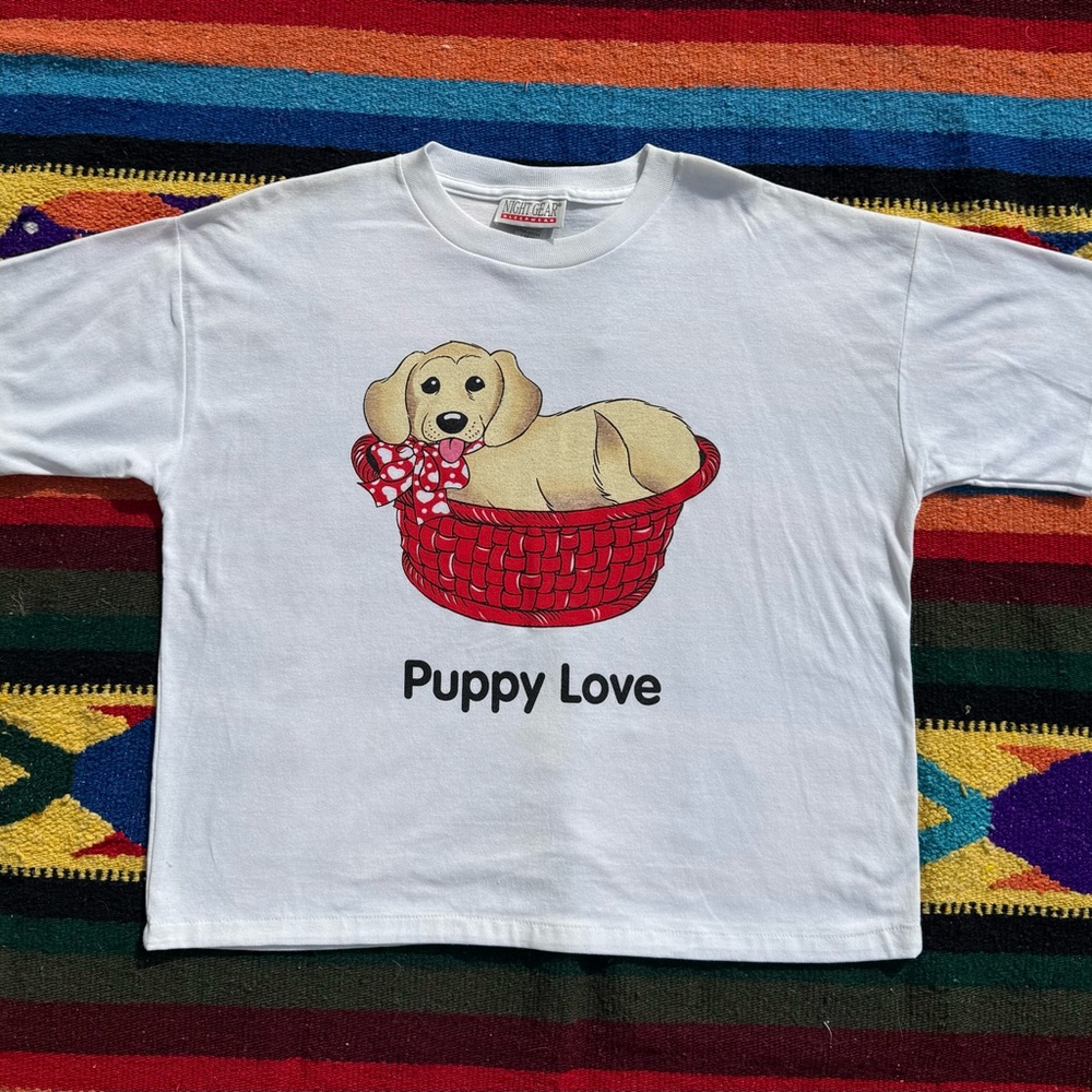 Puppy Love White T-Shirt